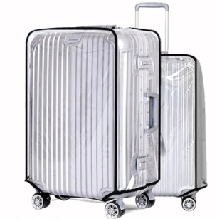 ผ้าคลุมกระเป๋าเดินทางพลาสติกใส กันเปื้อนและป้องกันการขีดข่วน